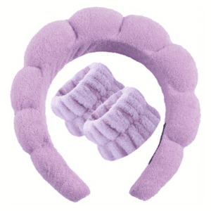 DIADEMA + MUÑEQUERAS PARA SKINCARE