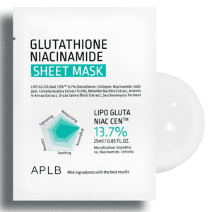 GLUTATHIONE NIACINAMIDE SHEET MASK