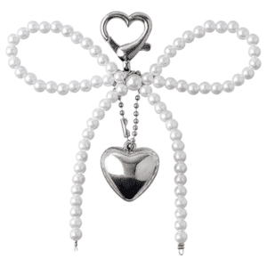 COLGANTE PERLAS & CORAZÓN