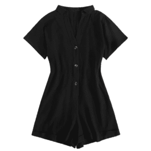 MONO DE MANGA MURCIÉLAGO CON BOTÓN DELANTERO SIN CINTURÓN