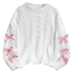 SWEATER CASUAL CON LAZOS