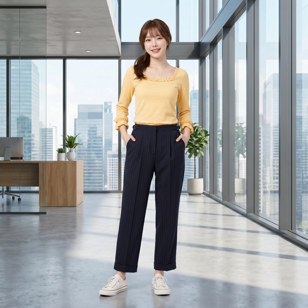 PANTALÓN FORMAL RAYAS FINAS - Imagen 4