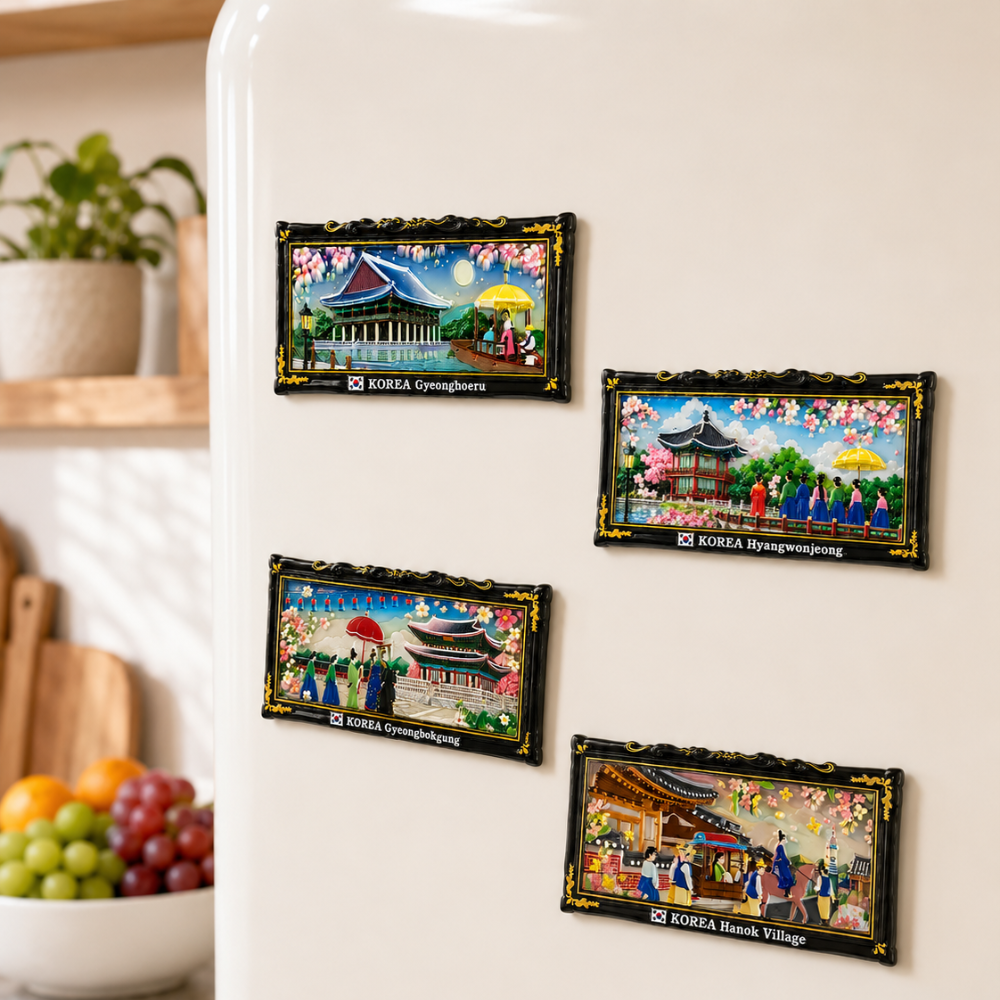 IMÁN DECORATIVO SOUVENIR KOREA SEOUL 3D - Imagen 3