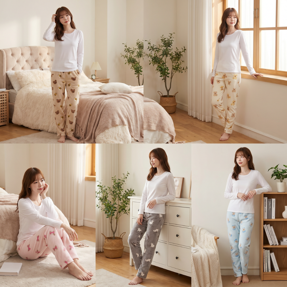 PIJAMA FEMENINA DE DOS PIEZAS CON ESTAMPADO - Imagen 2