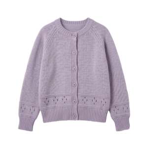CARDIGAN LILA DE PUNTO