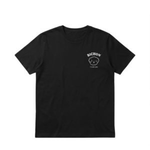 CAMISETA NEGRA BICHON
