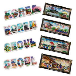 IMÁN DECORATIVO SOUVENIR KOREA SEOUL 3D