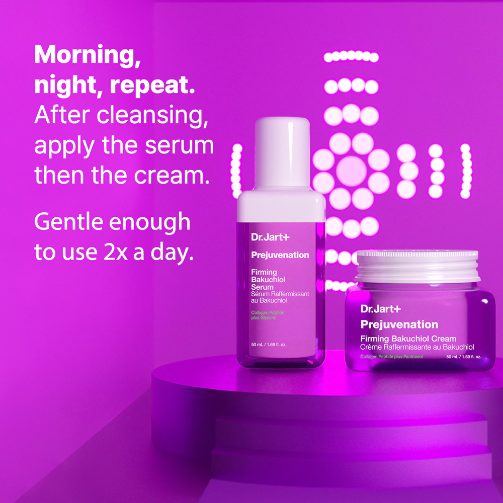 REJUVENATION FIRMING BAKUCHIOL COMBO | SERUM + CREAM 50 ML + MINI 7 ML - Imagen 3
