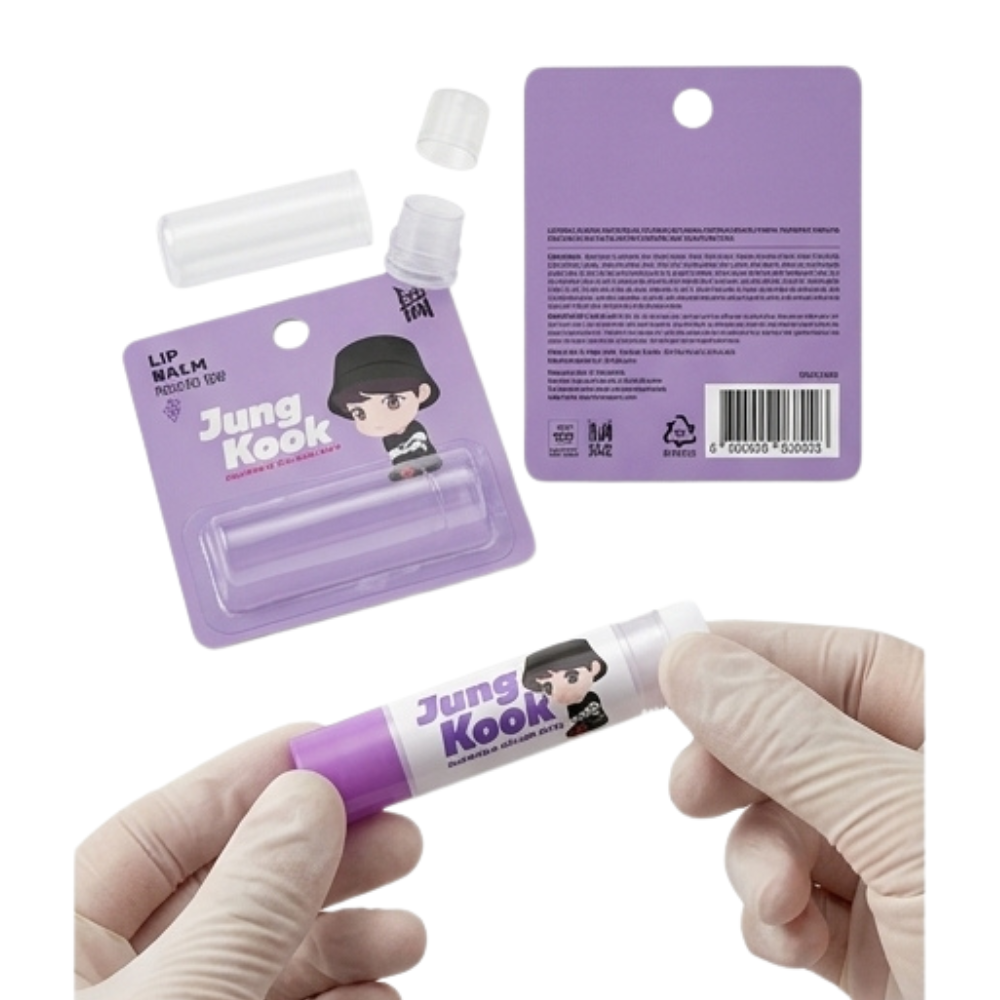 JUNG KOOK ADORABLE GOLDEN BABY LIP BALM - Imagen 3