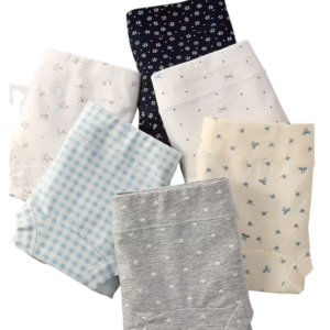 6 PIEZAS DE CALZONES CON ESTAMPADO FLORAL – ROPA INTERIOR FEMENINA