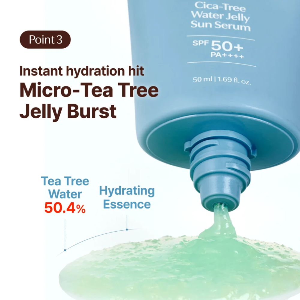 CICA-TREE WATER JELLY SUN SERUM - Imagen 3