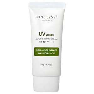 UV SHIELD SOOTHING SUN CREAM SPF 50+ PA++++ NONI & CICA EXTRACT HYALURONIC ACID